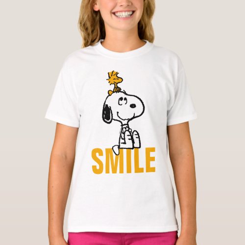 Snoopy  Woodstock _ All Smiles T_Shirt
