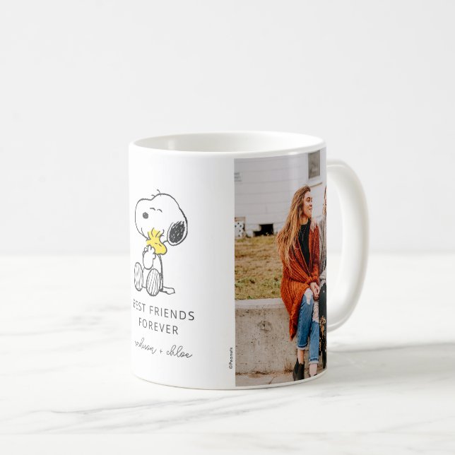 Snoopy & Woodstock | Best Friends - Photo Coffee Mug (Front Right)