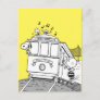 Snoopy, Woodstock, & Charlie Brown on a Trolley Postcard