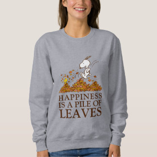 Snoopy & Woodstock Fall Leaves Sweatshirt