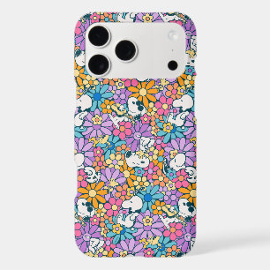 Snoopy & Woodstock Flower Pattern iPhone 17 Pro Max Case