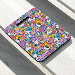 Snoopy & Woodstock Flower Pattern Seat Cushion