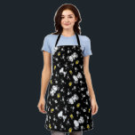 Snoopy & Woodstock Fun & Flowers Apron<br><div class="desc">Take a look at this super cute design featuring Snoopy & Woodstock stopping to smell the flowers.</div>