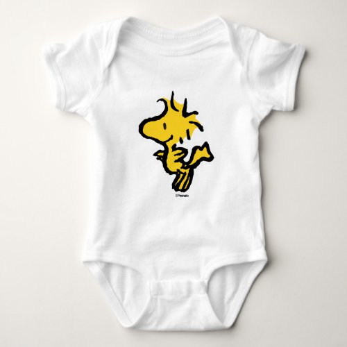 Snoopy  Woodstock Fun  Flowers Baby Bodysuit