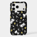 Snoopy & Woodstock Fun & Flowers iPhone 17 Pro Max Case<br><div class="desc">Take a look at this super cute design featuring Snoopy & Woodstock stopping to smell the flowers.</div>