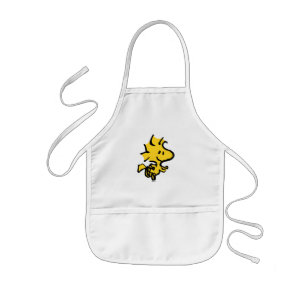 Snoopy & Woodstock Fun & Flowers Kids' Apron