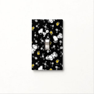 Snoopy & Woodstock Fun & Flowers Light Switch Cover
