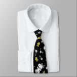 Snoopy & Woodstock Fun & Flowers Neck Tie<br><div class="desc">Take a look at this super cute design featuring Snoopy & Woodstock stopping to smell the flowers.</div>