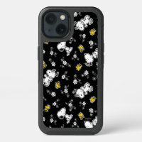 Snoopy & Woodstock Fun & Flowers iPhone 13 Case
