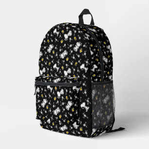 Snoopy & Woodstock Fun & Flowers Printed Backpack
