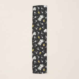 Snoopy & Woodstock Fun & Flowers Scarf