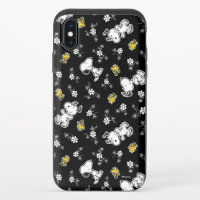 Snoopy & Woodstock Fun & Flowers iPhone X Slider Case