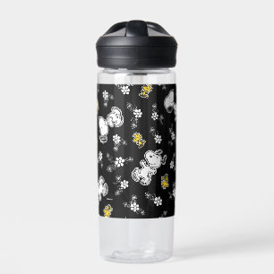 Snoopy & Woodstock Fun & Flowers Water Bottle