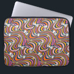 Snoopy & Woodstock Groovy Vibes Purple Pattern Laptop Sleeve<br><div class="desc">Check out this groovy Peanuts pattern featuring Snoopy and Woodstock.</div>