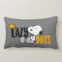Snoopy & Woodstock | Lazy Days Lumbar Pillow