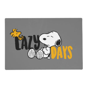 Snoopy & Woodstock Lazy Days Placemat