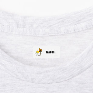 Snoopy & Woodstock Nest With Jack O' Lantern Kids' Labels