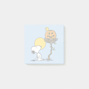 Snoopy & Woodstock Nest With Jack O' Lantern Post-it Notes