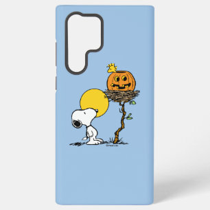 Snoopy & Woodstock Nest With Jack O' Lantern Samsung Galaxy S22 Ultra Case