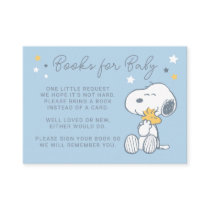 Snoopy & Woodstock | Over the Moon Baby Shower Enc Enclosure Card