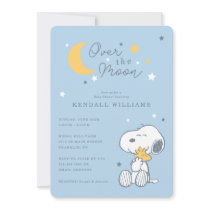 Snoopy & Woodstock | Over the Moon Baby Shower Invitation