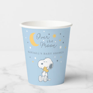 Snoopy & Woodstock | Over the Moon Baby Shower Pap Paper Cups