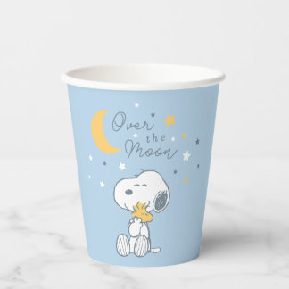 Snoopy & Woodstock | Over the Moon Baby Shower Pap Paper Cups