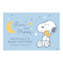 Snoopy & Woodstock | Over the Moon Baby Shower Pos Poster
