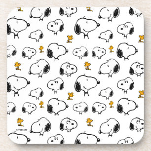 Snoopy & Woodstock Pattern Beverage Coaster