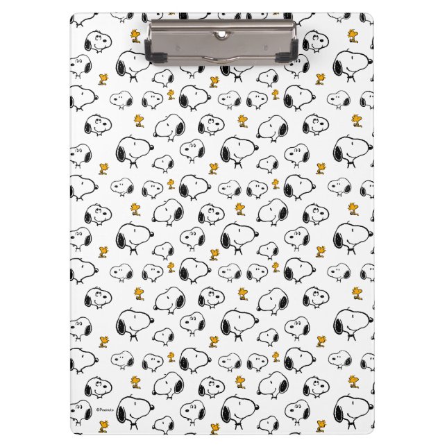 Snoopy & Woodstock Pattern Clipboard (Front)