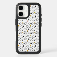 Snoopy & Woodstock Pattern iPhone 16 Case