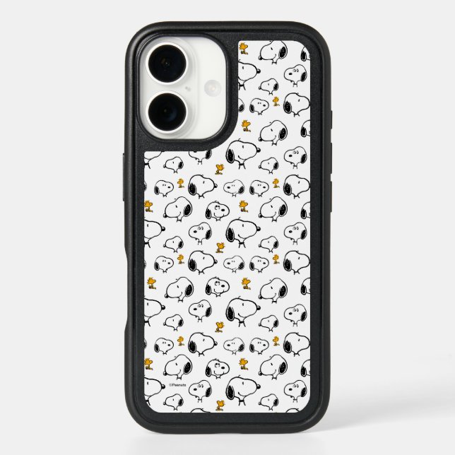 Snoopy & Woodstock Pattern Otterbox iPhone Case (Back)