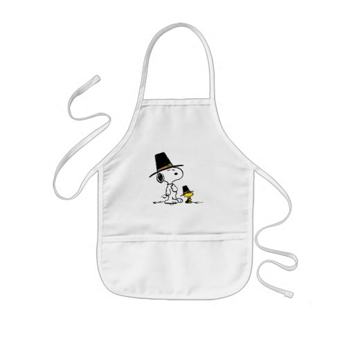 Snoopy  Woodstock Pilgrim Kids Apron