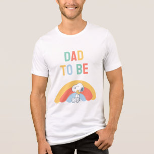 Snoopy & Woodstock Rainbow Baby Shower Tri-Blend S Shirt