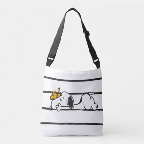 Snoopy  Woodstock  Smile Giggle Laugh Crossbody Bag