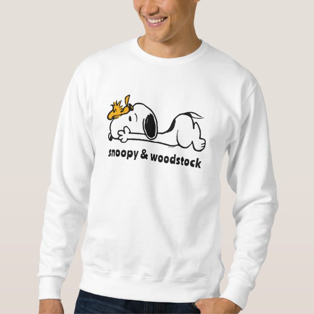 Snoopy & Woodstock | Smile Giggle Laugh Sweatshirt (Front)