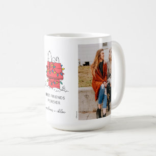 Snoopy's Christmas Doghouse Best Friends - Photo Coffee Mug
