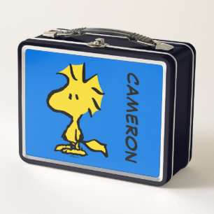Snoopy's Friend Woodstock Add Your Name Metal Lunch Box