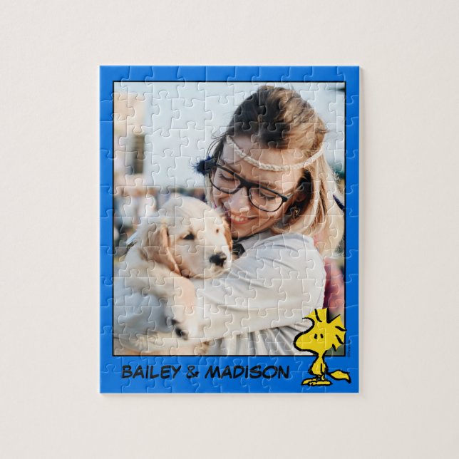 Snoopy's Friend Woodstock | Add Your Photo Jigsaw Puzzle (Vertical)