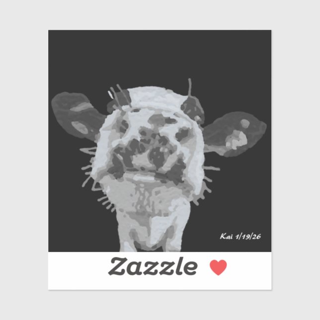 Snoot Boop, Animal Sticker (Sheet)