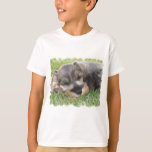 Snoozing Schnauzer Kid's T-Shirt