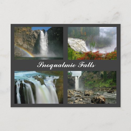 Snoqualmie Falls postcard