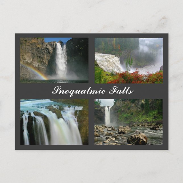 Snoqualmie Falls postcard (Front)