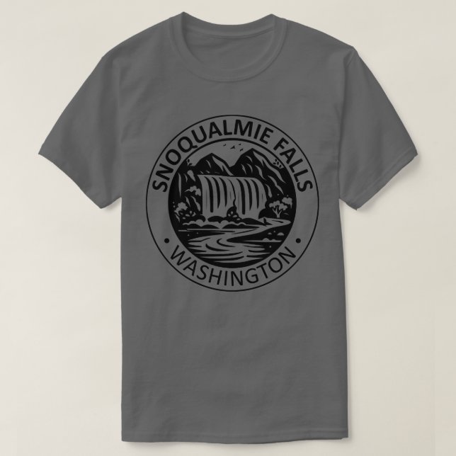 Snoqualmie Falls T-Shirt (Design Front)