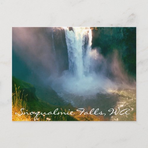 Snoqualmie Falls WA Postcard