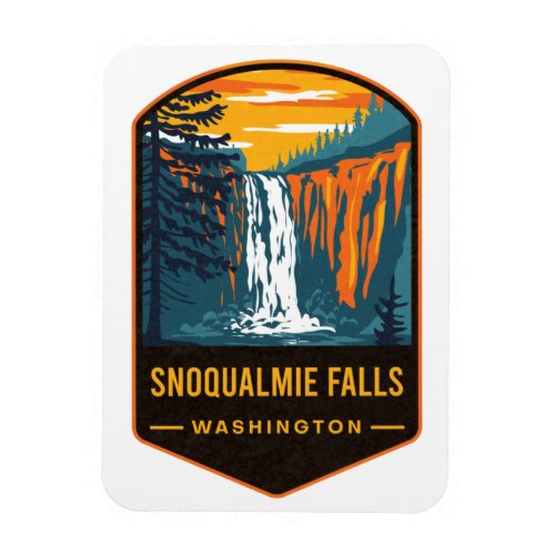 Snoqualmie Falls Washington Magnet