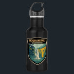 Snoqualmie Falls Washington Waterfall Vintage Stainless Steel Water Bottle<br><div class="desc">Snoqualmie Falls vector art design. Located east of Seattle on the Snoqualmie River between Snoqualmie and Fall City,  Washington. It is one of Washington's most popular scenic attractions.</div>
