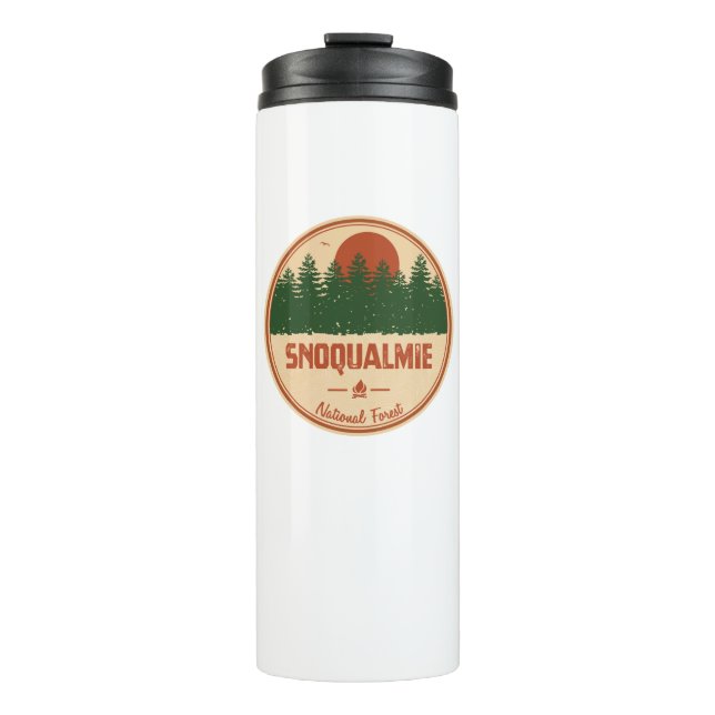 Snoqualmie National Forest Thermal Tumbler (Front)