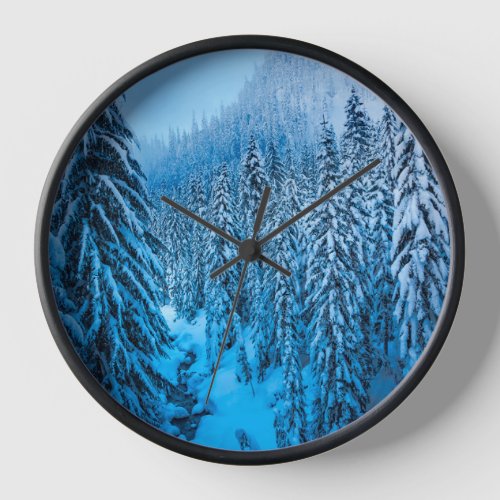 Snoqualmie Pass Washington State Clock