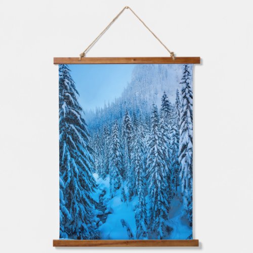 Snoqualmie Pass Washington State Hanging Tapestry